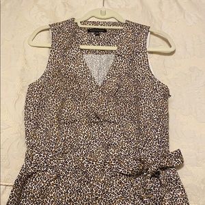 Leopard print jumpsuit